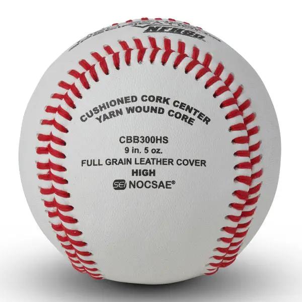 Champro-NFHS-Official-League-Baseball-CBB300HS-High-School-Game-Ball-Front-View