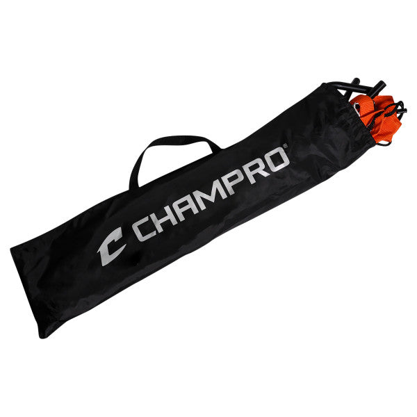 Champro-Ball-Caddy-NB33-3-Foot-2-Foot-Baseball-Softball-Tri-Pod-Stand-Front-View