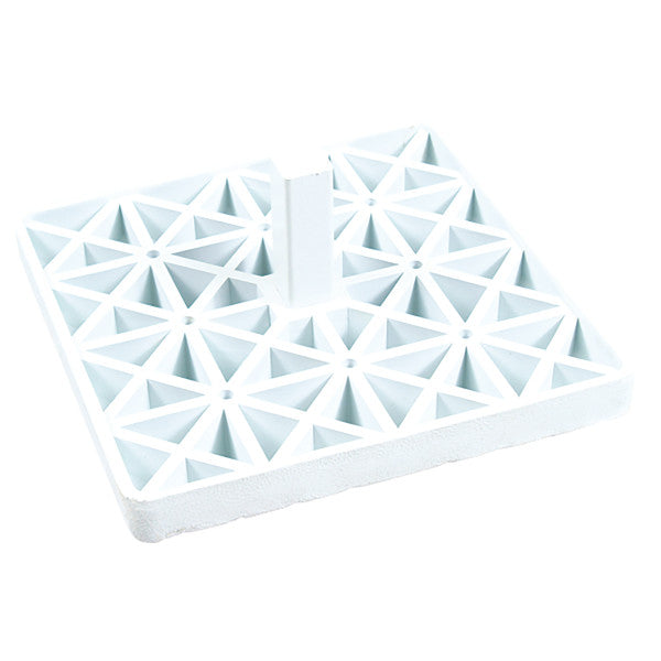 Champro-Professional-Base-Set-B002-15-Inch-All-Rubber-Baseball-Softball-Three-Pack-White-Front-View
