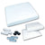 Champro-Dislodging-Base-Set-B072-15-Inch-Baseball-Softball-Safety-Base-Three-Pack-White-Front-View