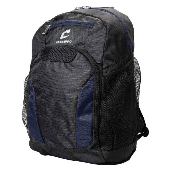 Champro-Competition-Backpack-E83-Navy-Front-View