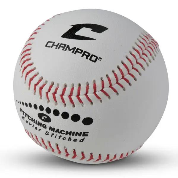Champro-Kevlar-Stitched-Baseball-CBBPMB-Pitching-Machine-Full-Grain-Leather-Front-View